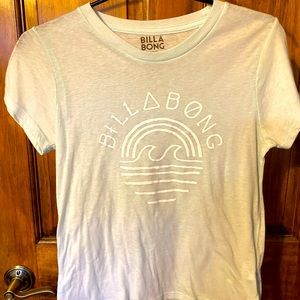 BILLABONG Girls Large T-shirt Ice Blue